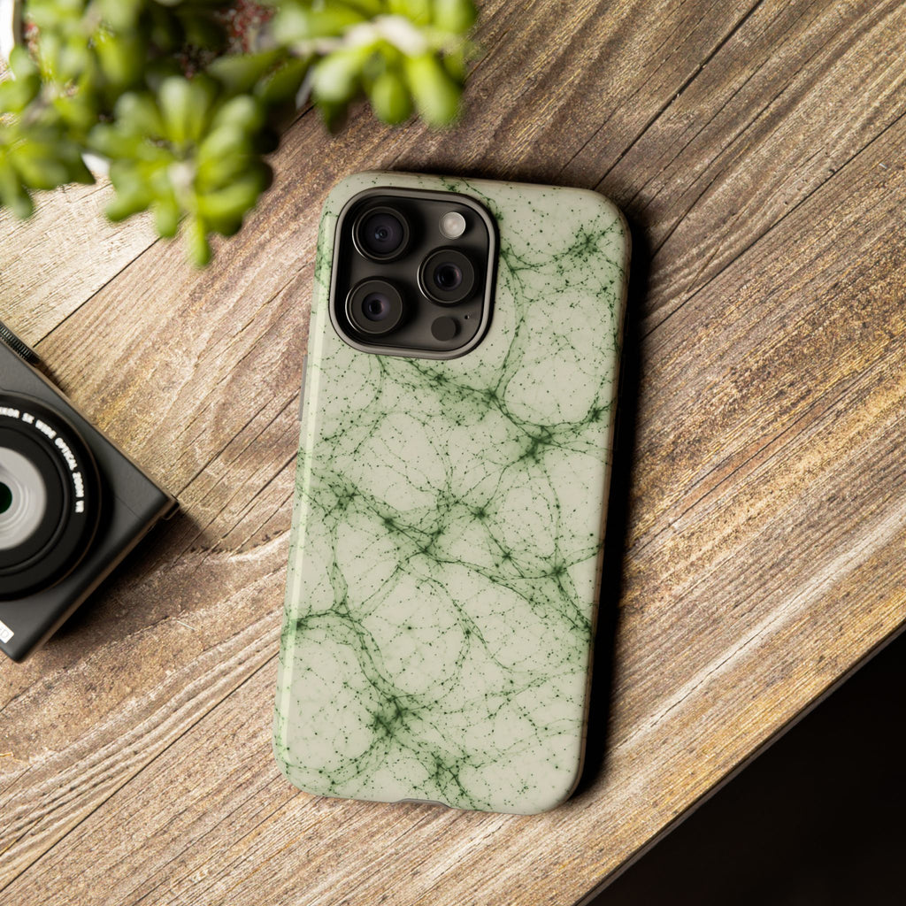 Neon Mycelium - Matcha Latte Phone Case