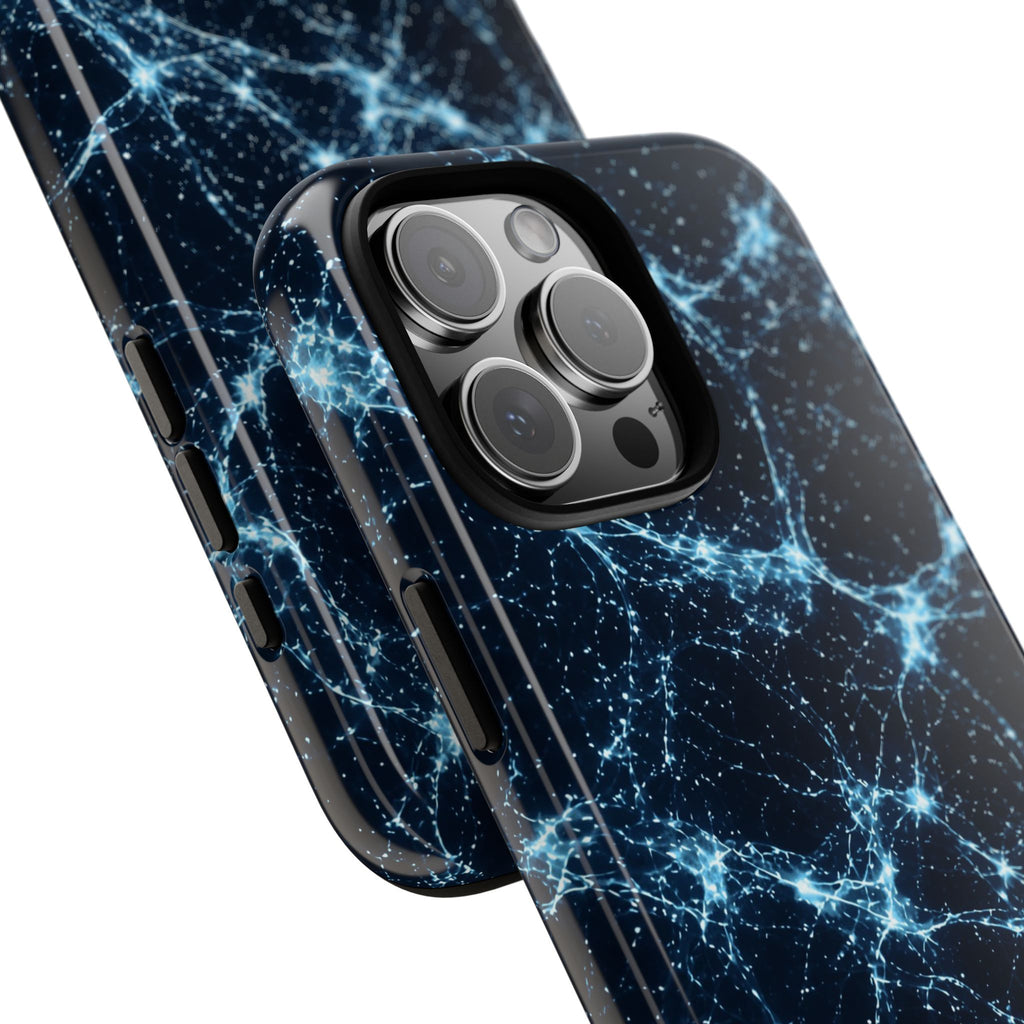 Neon Mycelium - Ice Crystal Phone Case
