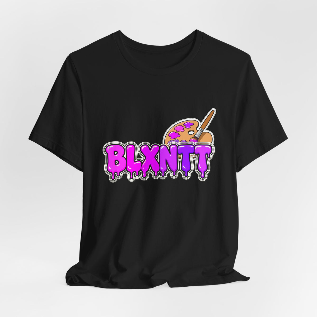 BLXNTT Paint Spill Tee - Purple (Black)
