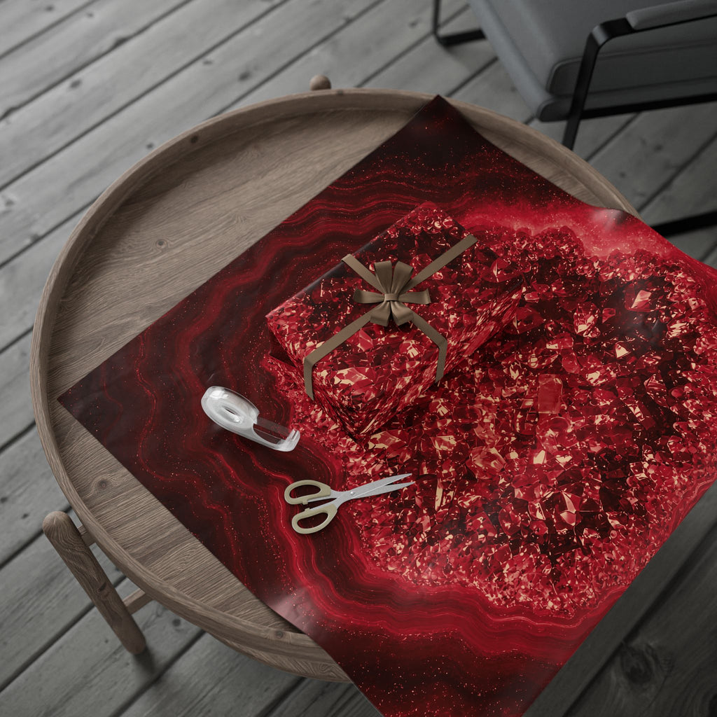 Geode Core - Cherry Cola Wrapping Paper