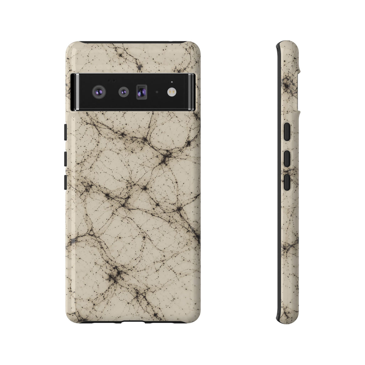 Neon Mycelium - Ink on Paper Phone Case