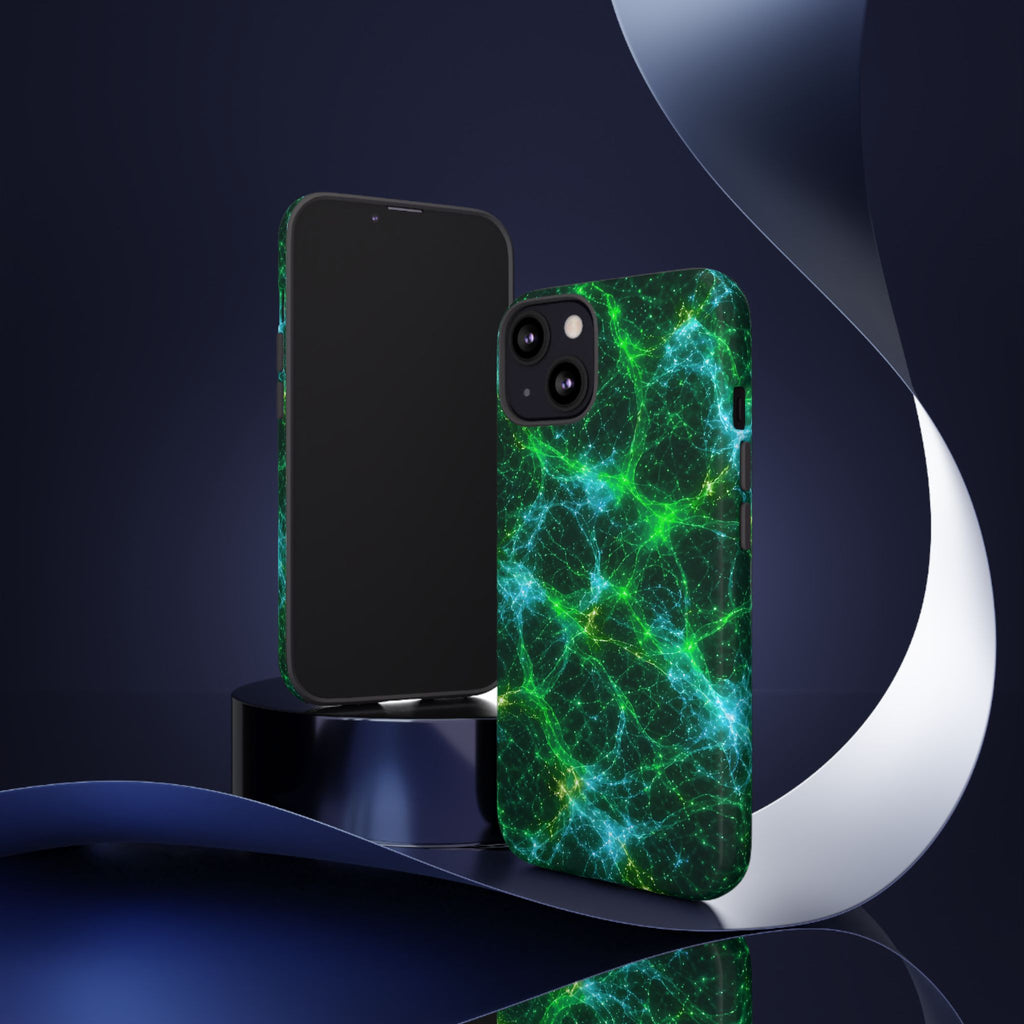 Neon Mycelium - Mermaid Phone Case