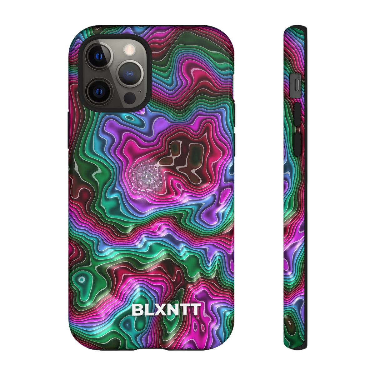 Neon Agate Phone Case