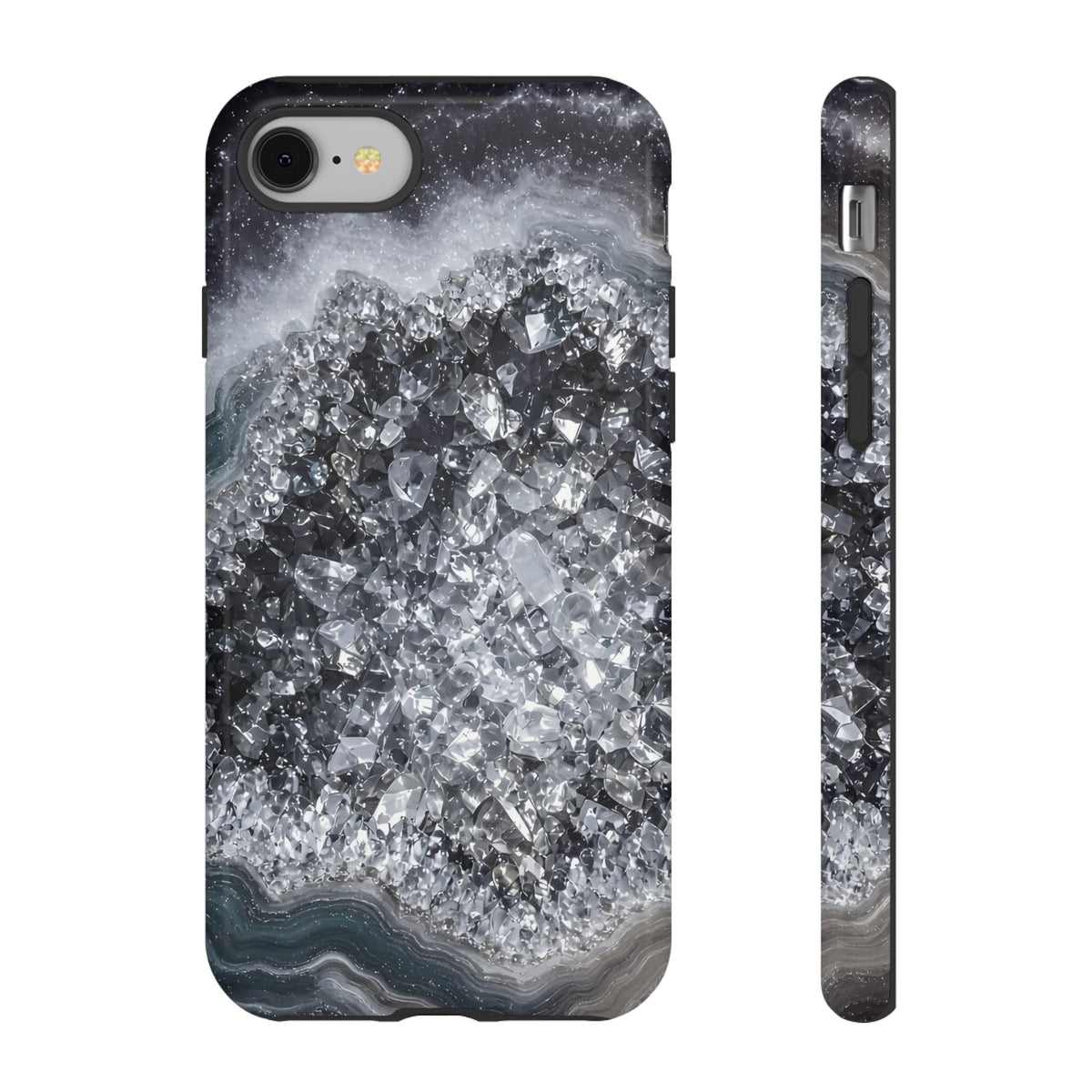Geode Core - Silver Smoke Phone Case