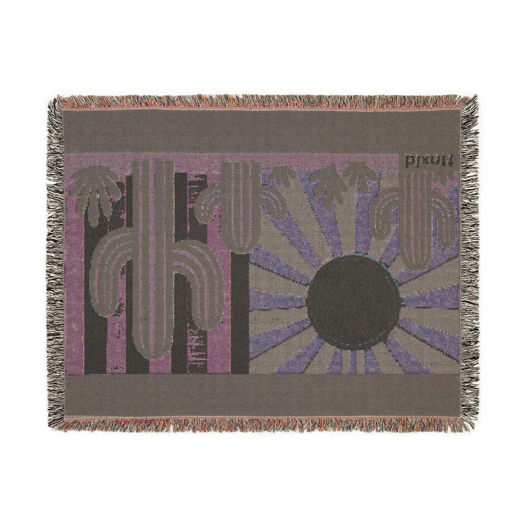 BLXNTT Green Hippie Woven Blanket #1