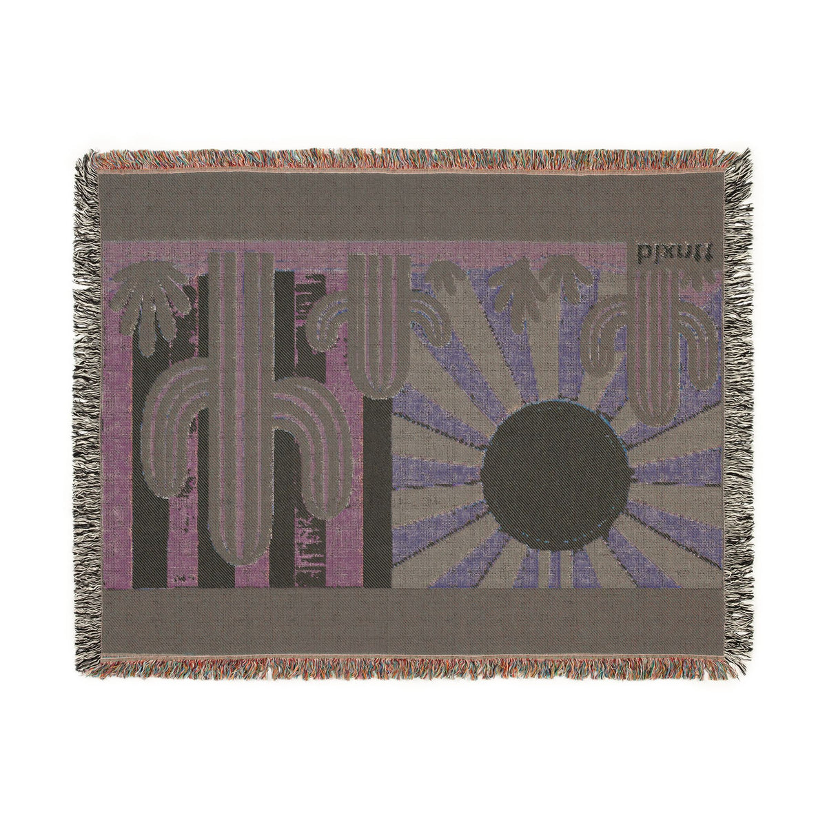 BLXNTT Green Hippie Woven Blanket #1