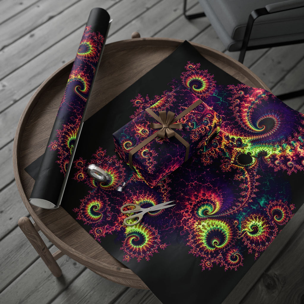 Copper Infinity - Blacklight Wrapping Paper