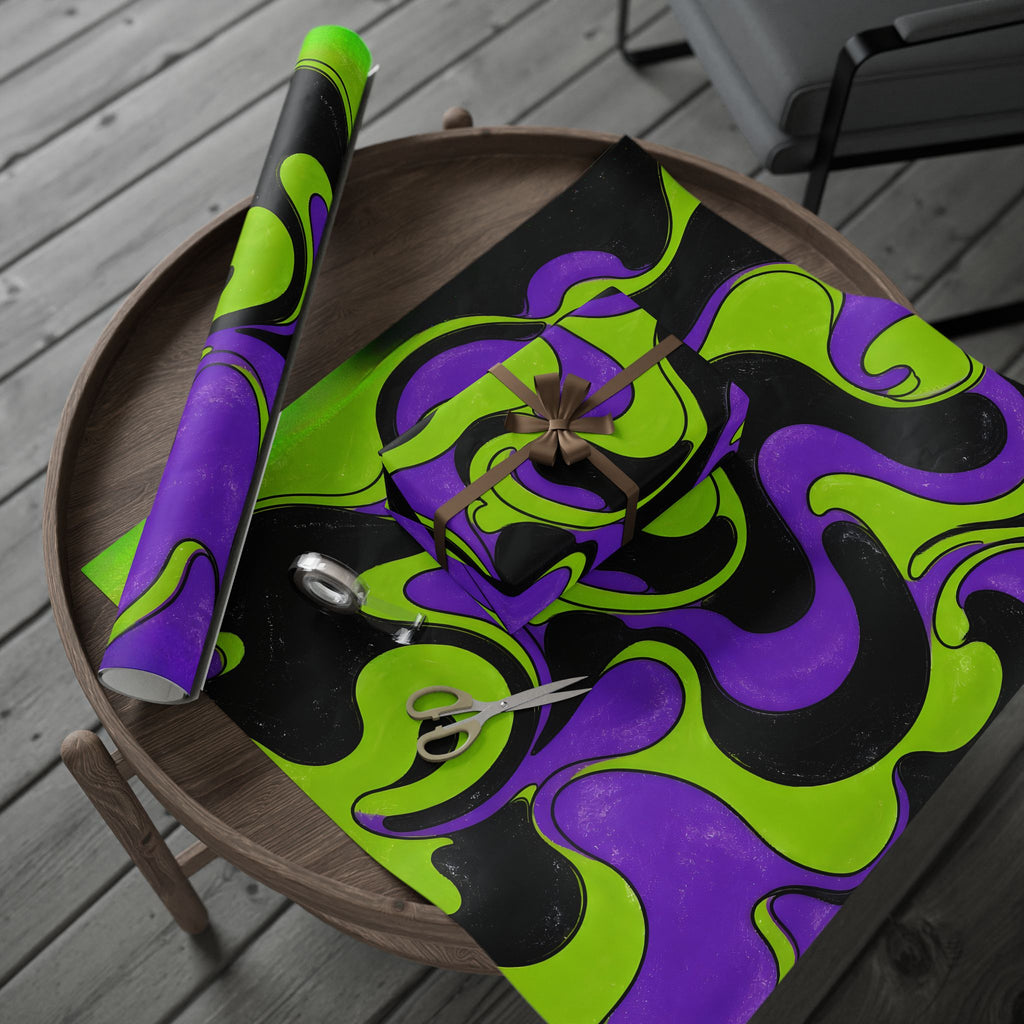 Fillmore Flow - Lime & Purple Wrapping Paper