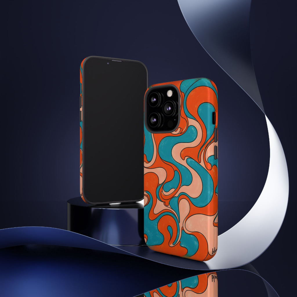 Fillmore Flow - Blood Orange & Teal Phone Case
