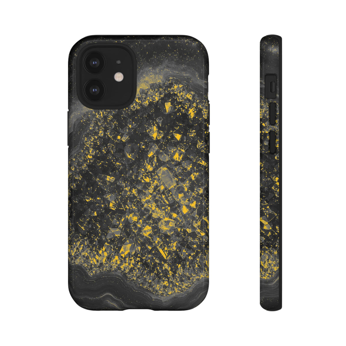 Geode Core - Mono Gold Spark Phone Case