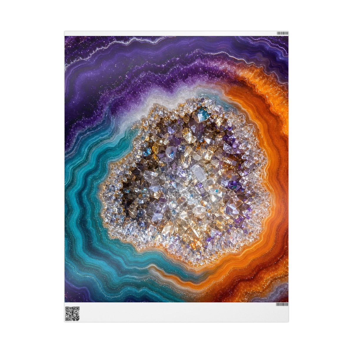Geode Core - Original Core Wrapping Paper