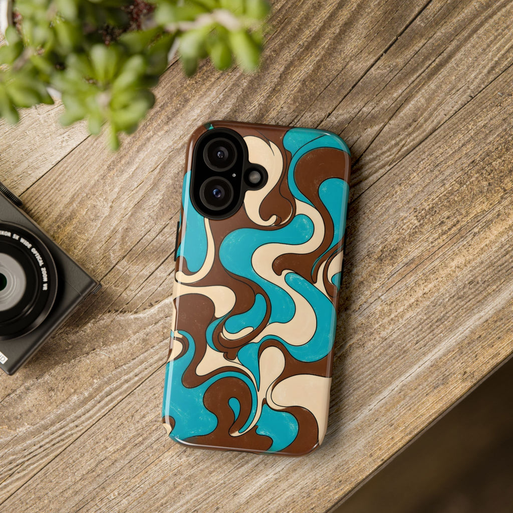Fillmore Flow - Turquoise & Chocolate Phone Case