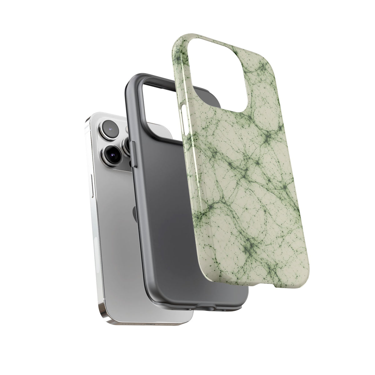Neon Mycelium - Matcha Latte Phone Case