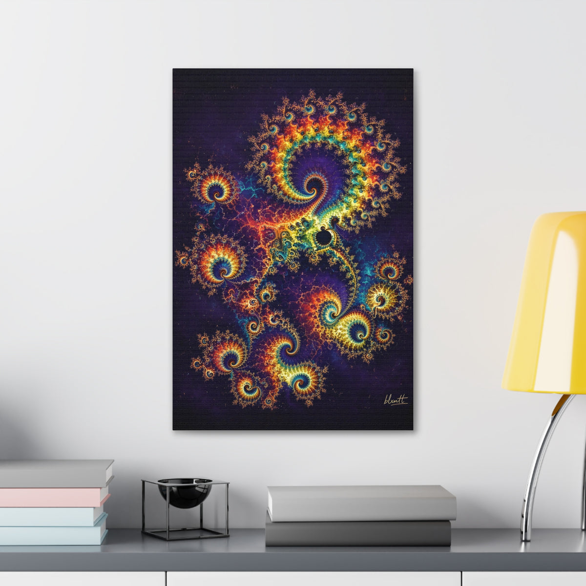 Copper Infinity - Rainbow Glossy Canvas