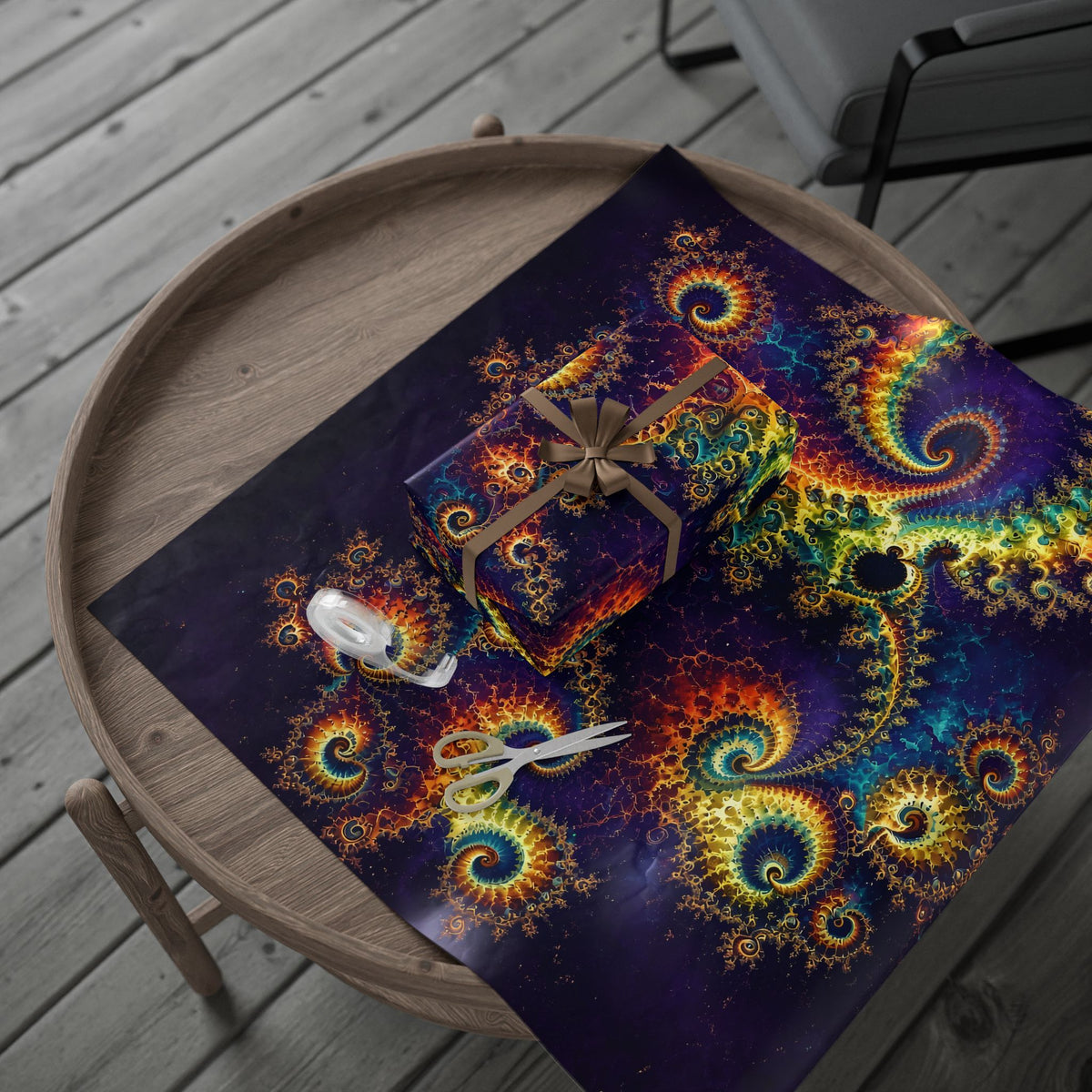 Copper Infinity - Rainbow Wrapping Paper