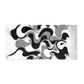 Fillmore Flow - Monochrome Beach Towel