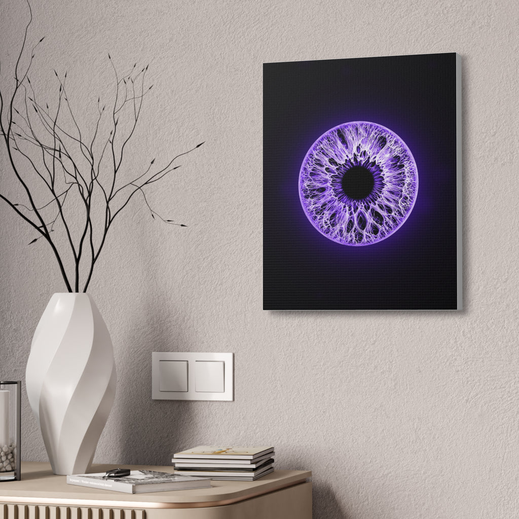 BLXNTT Iris – Lace Web Ultraviolet Glossy Canvas