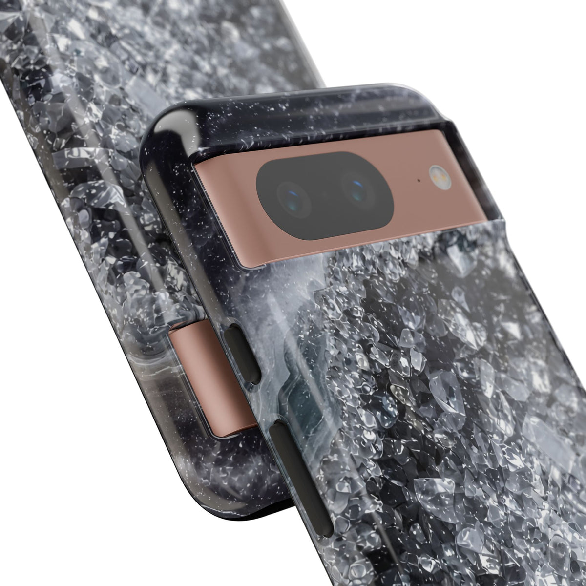 Geode Core - Silver Smoke Phone Case