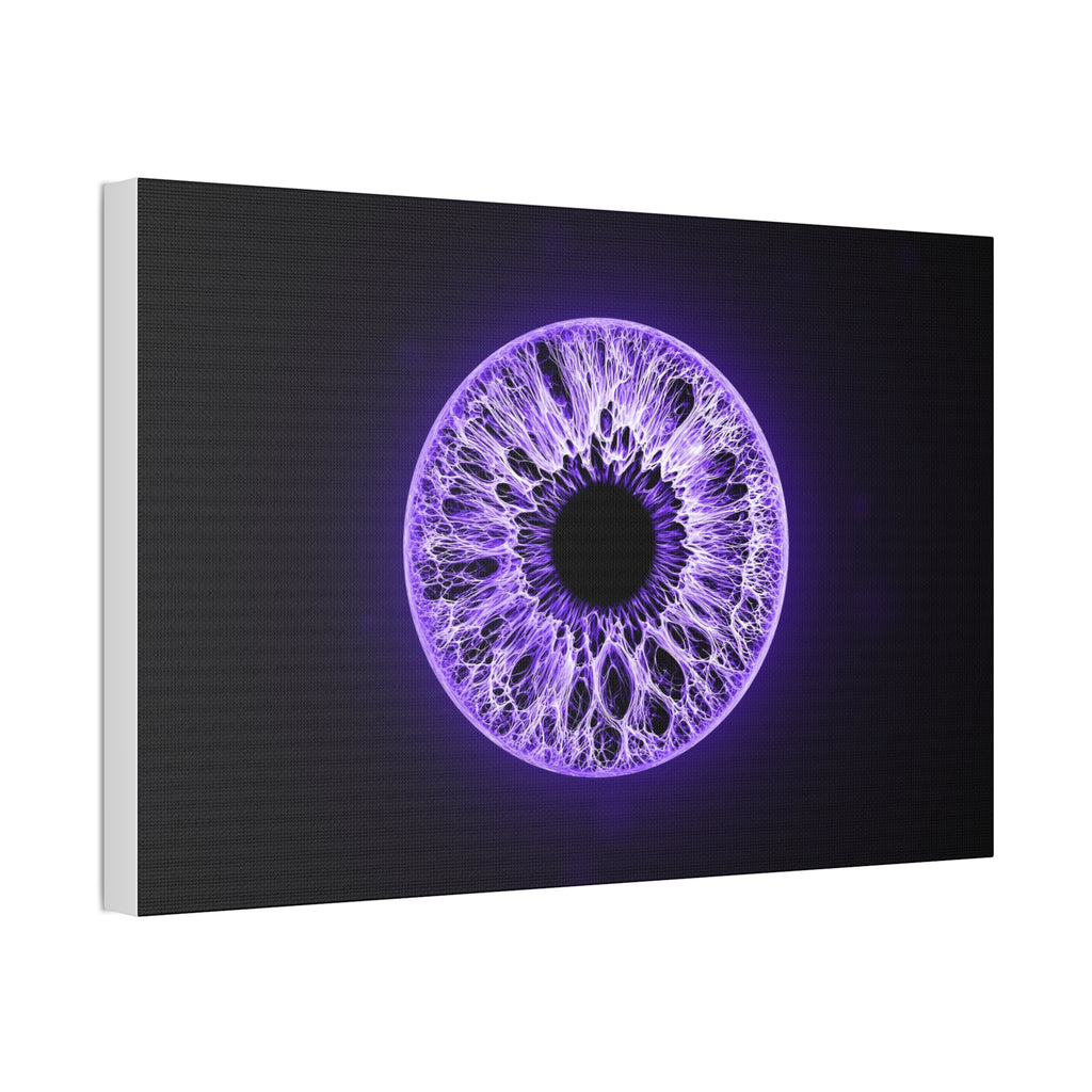 BLXNTT Iris – Lace Web Ultraviolet Glossy Canvas
