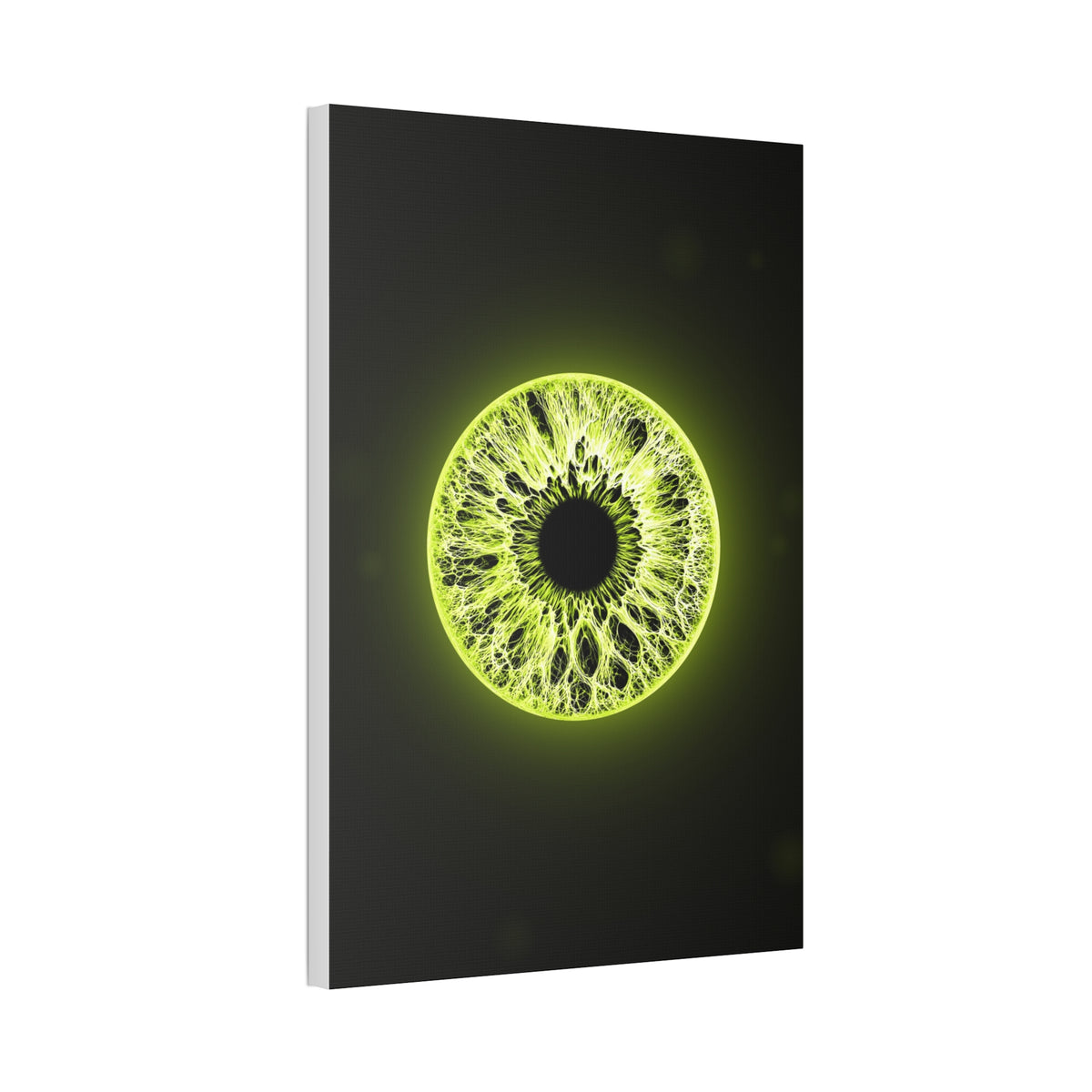 BLXNTT Iris – Lace Web Toxic Chartreuse Glossy Canvas