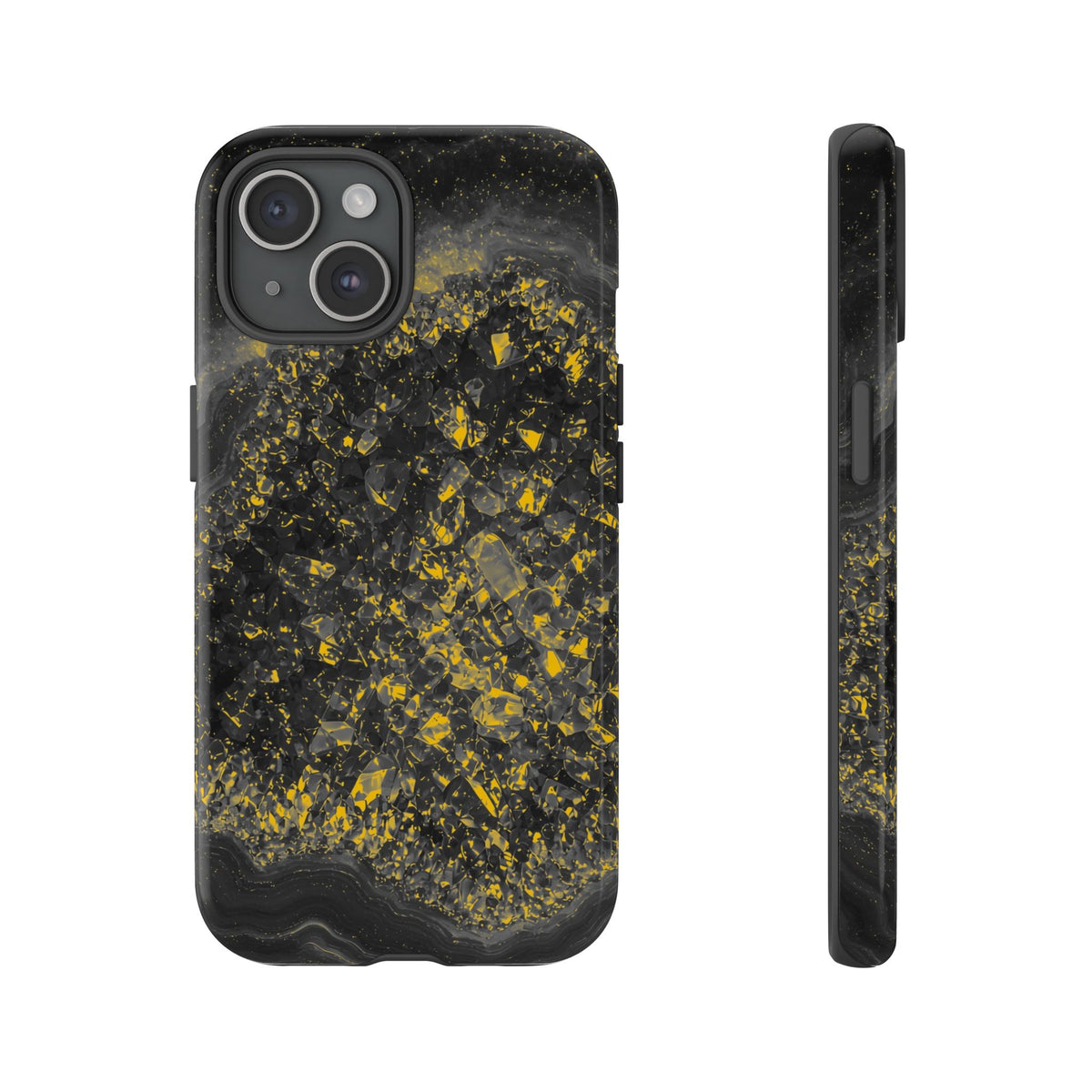 Geode Core - Mono Gold Spark Phone Case