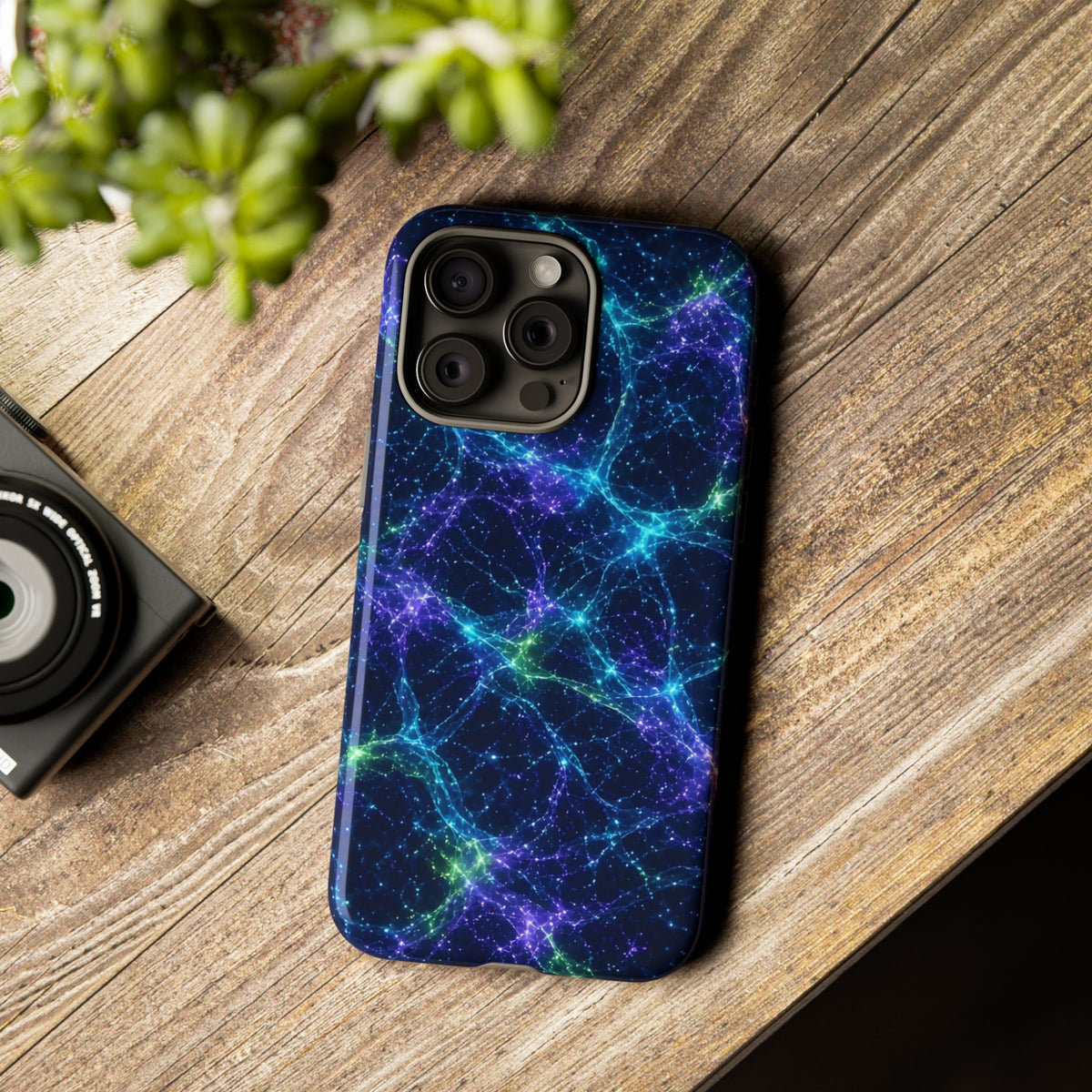 Neon Mycelium - Original Glow Phone Case
