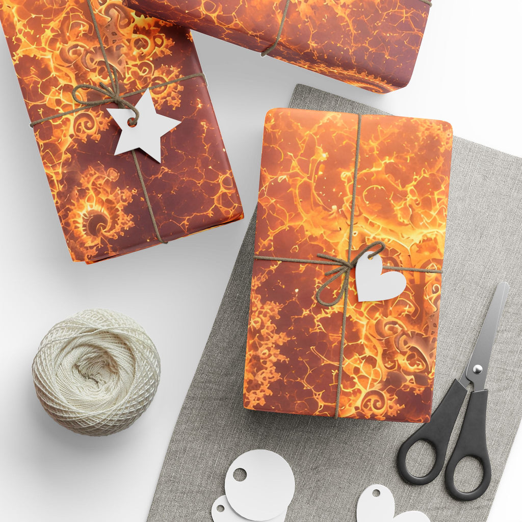 Copper Infinity - Golden Hour Wrapping Paper