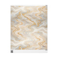 White & Gold Marble Wrapping Paper