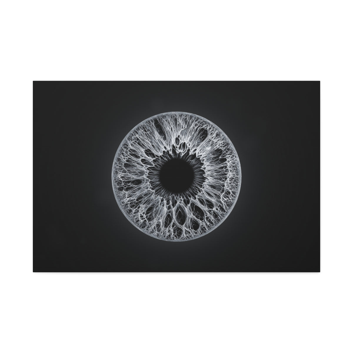BLXNTT Iris – Lace Web Gray Glossy Canvas