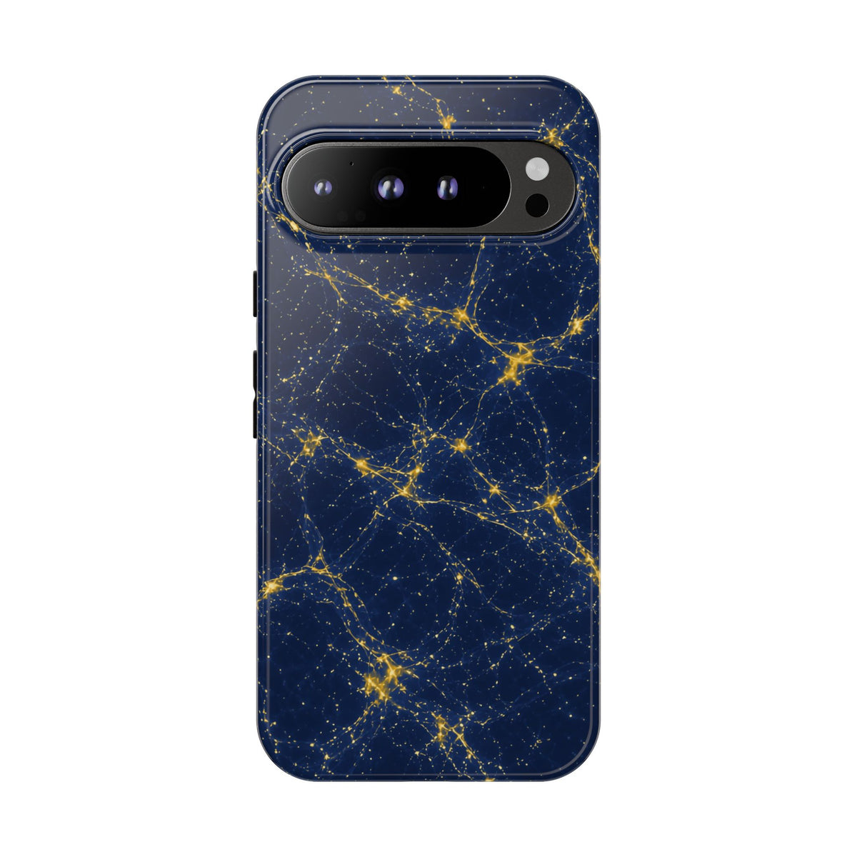 Neon Mycelium - Mustard Navy Phone Case