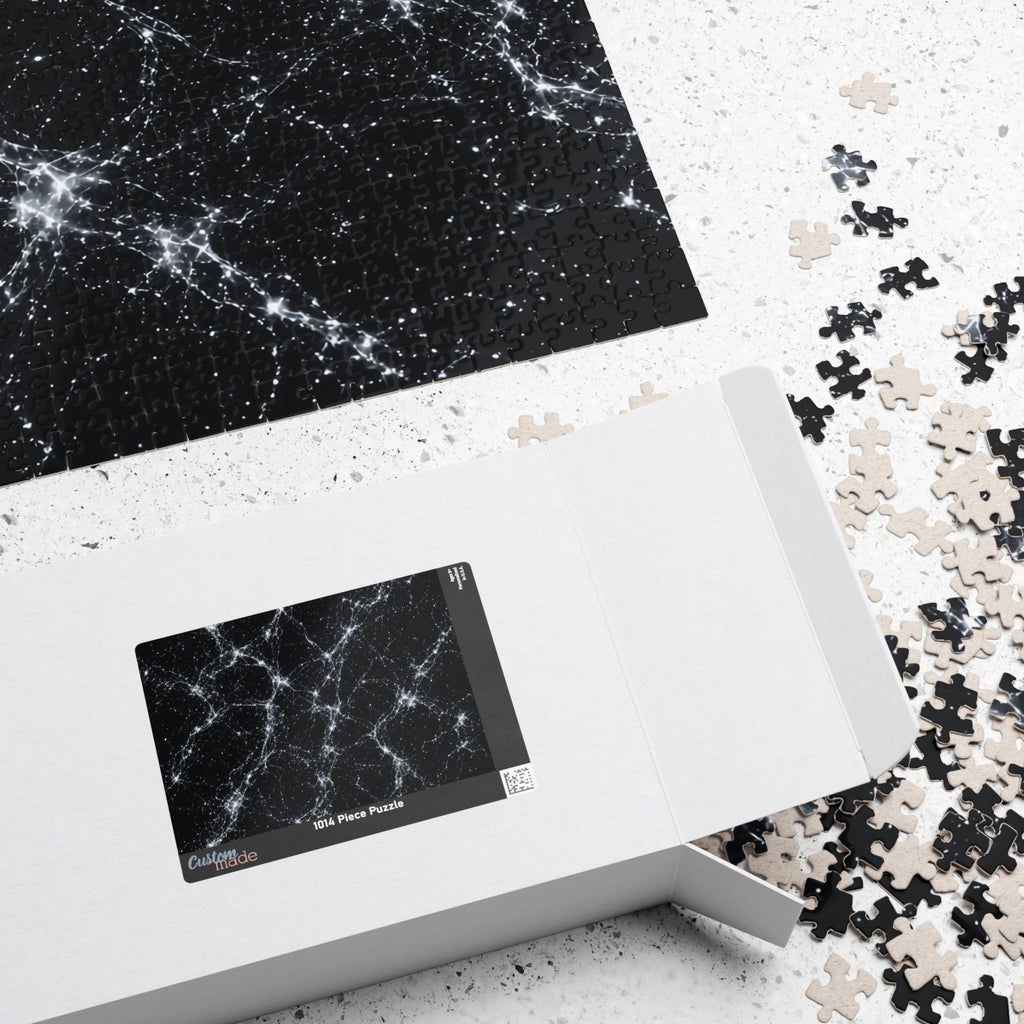 Neon Mycelium - Silver Ghost Jigsaw Puzzle