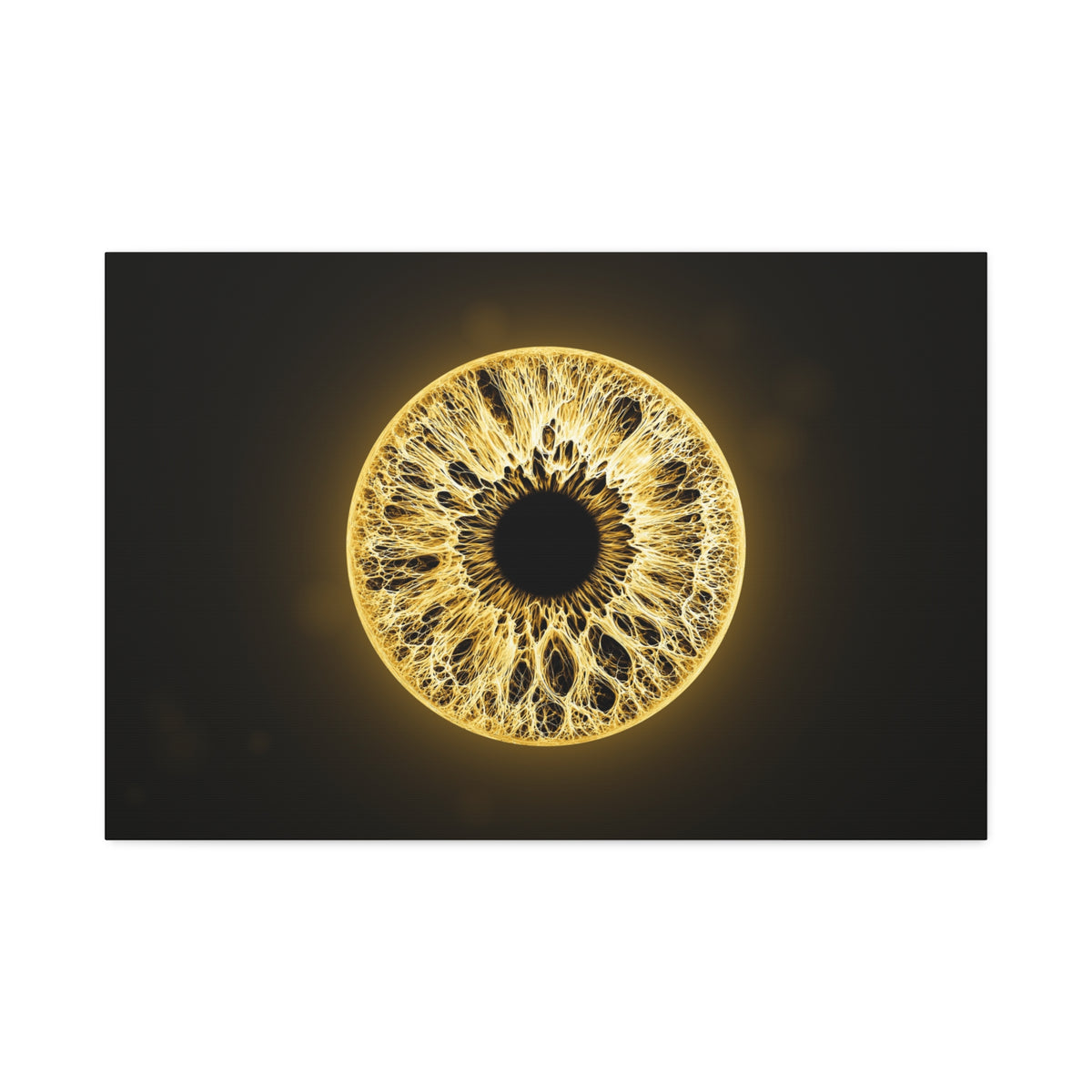 BLXNTT Iris – Lace Web Molten Gold Glossy Canvas
