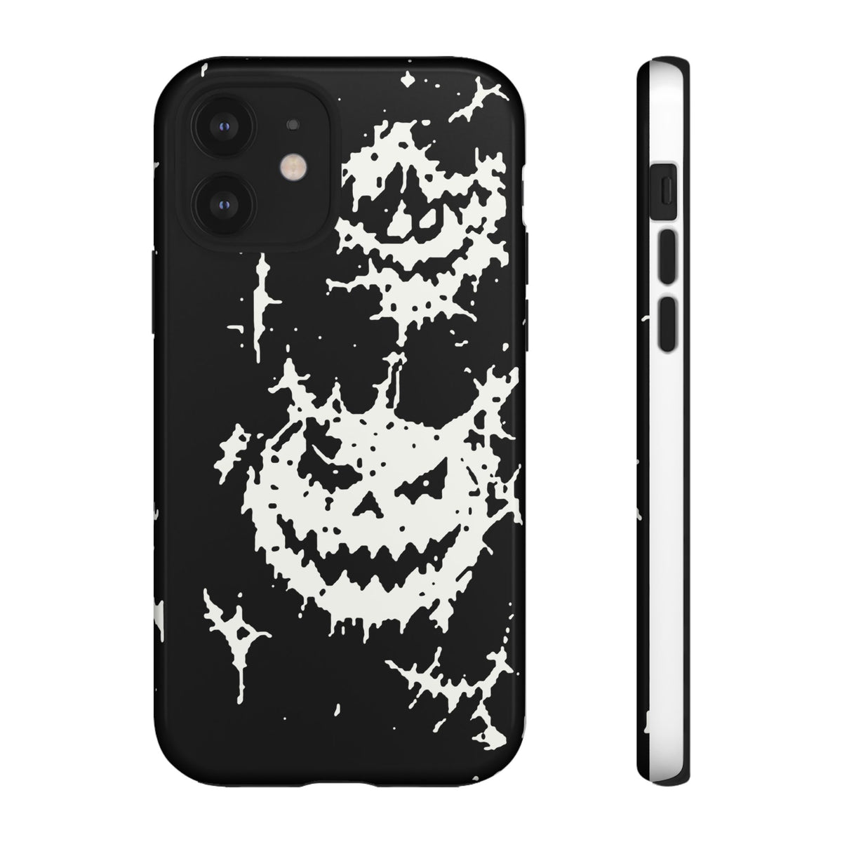 White Spiderweb Pumpkin Phone Case