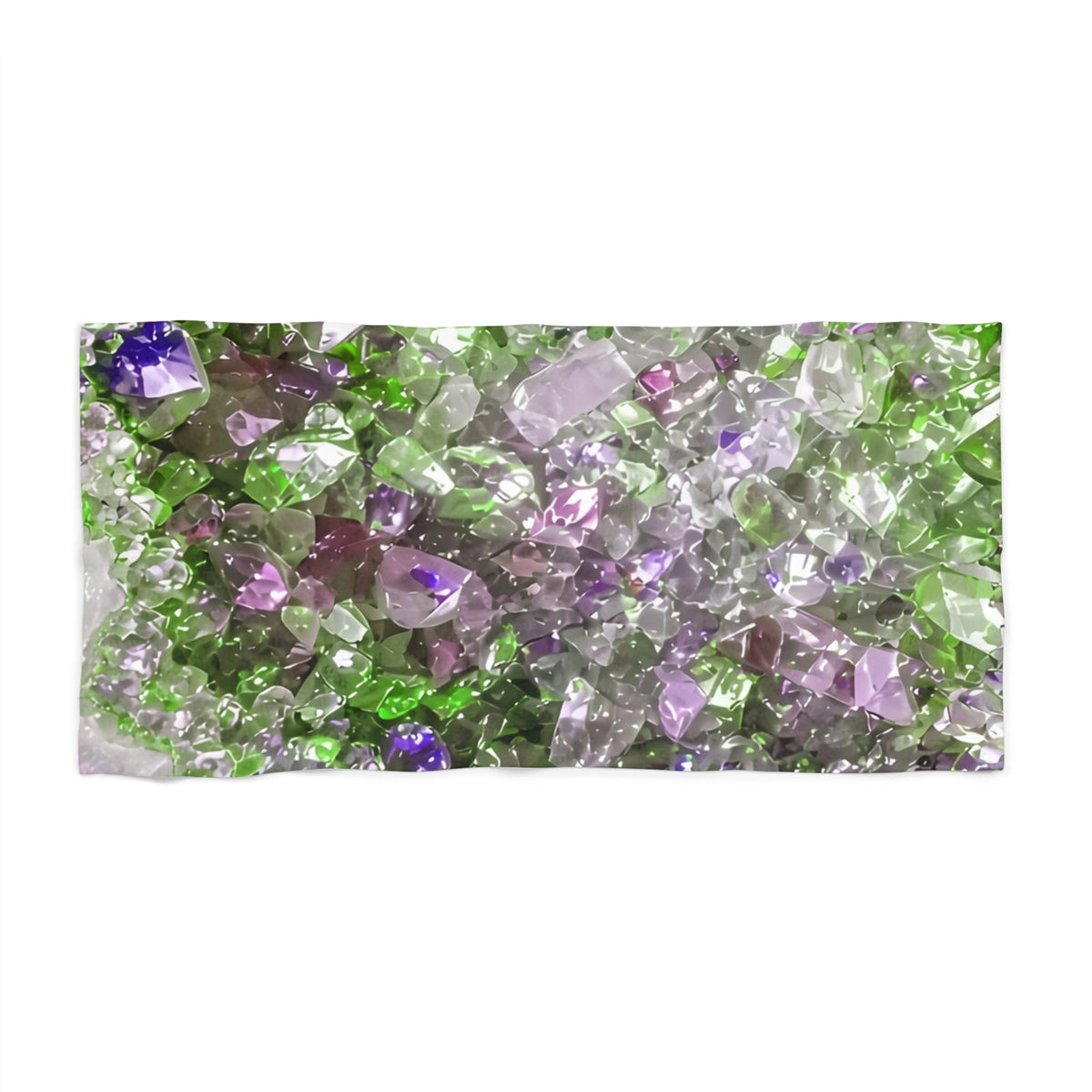 Geode Core - Cosmic Berry Beach Towel