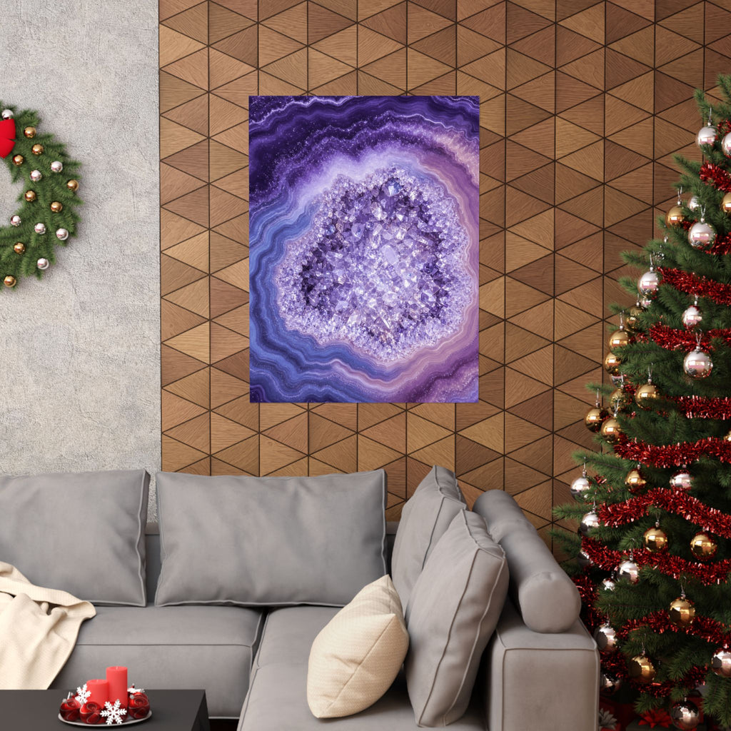 Geode Core - Lilac Dream Poster