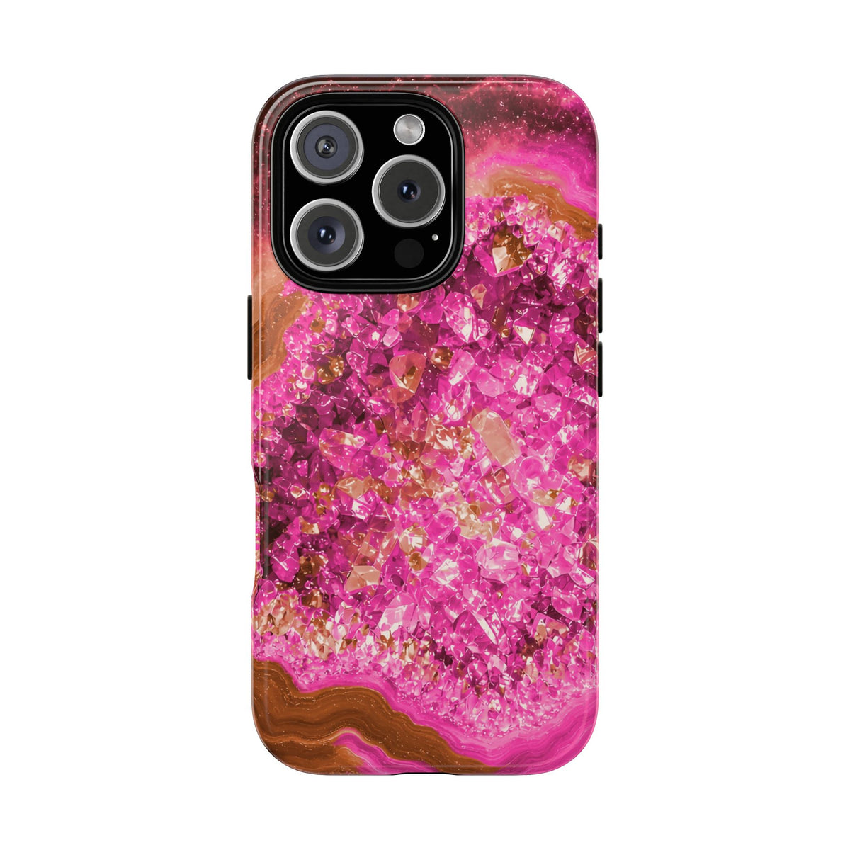 Geode Core - Terracotta Neon Phone Case