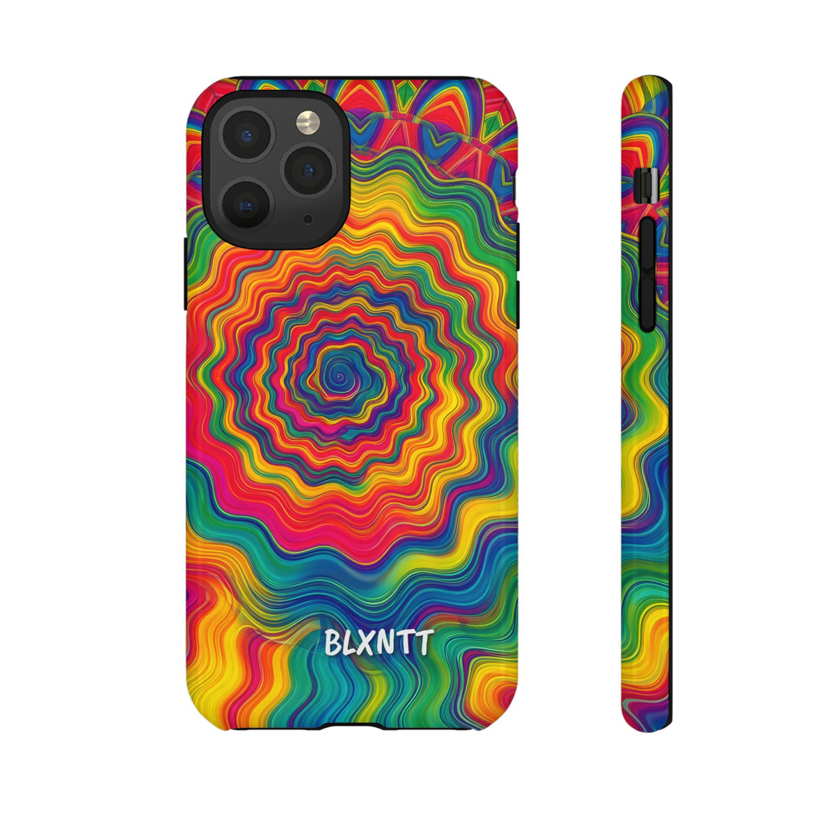 Hypnotic Rainbow Ripple Phone Case