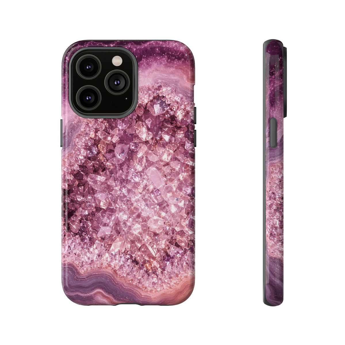 Geode Core - Rose Quartz Phone Case