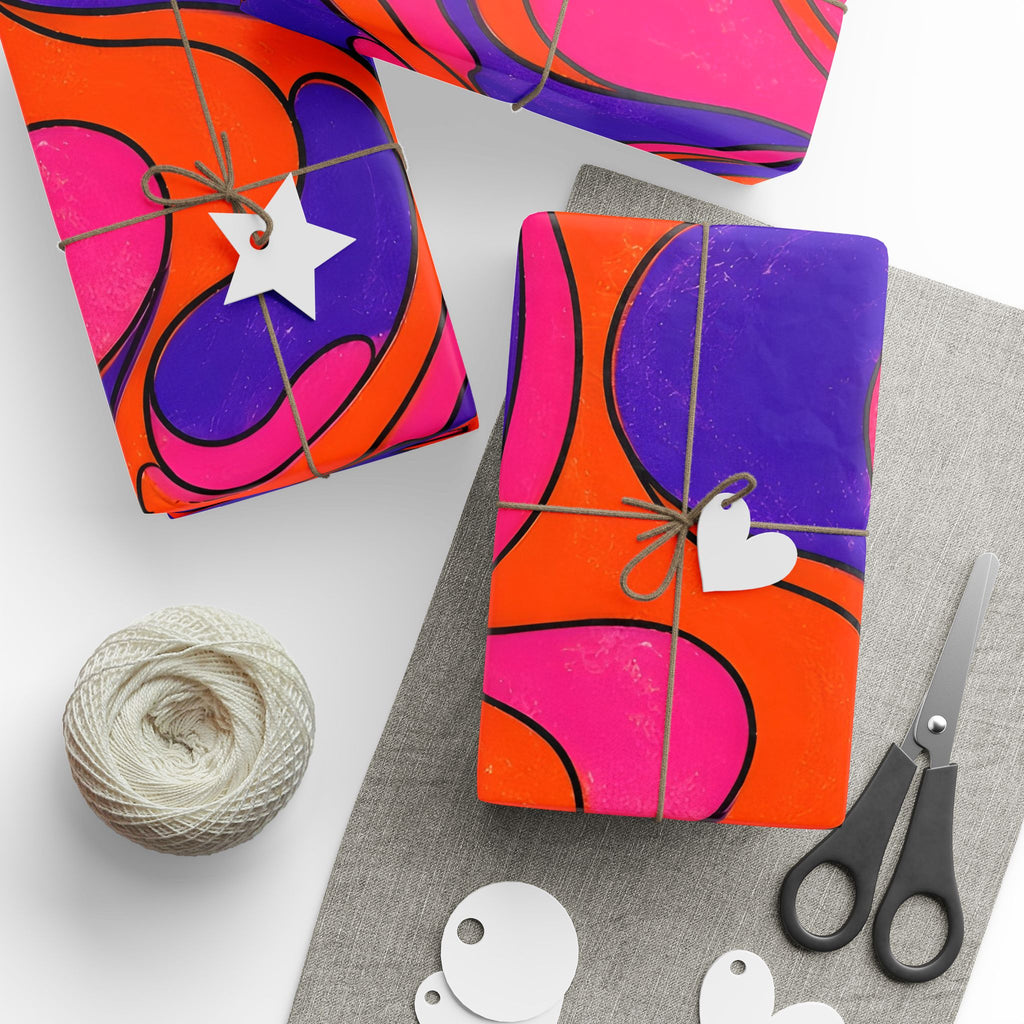 Fillmore Flow - Synthwave Wrapping Paper