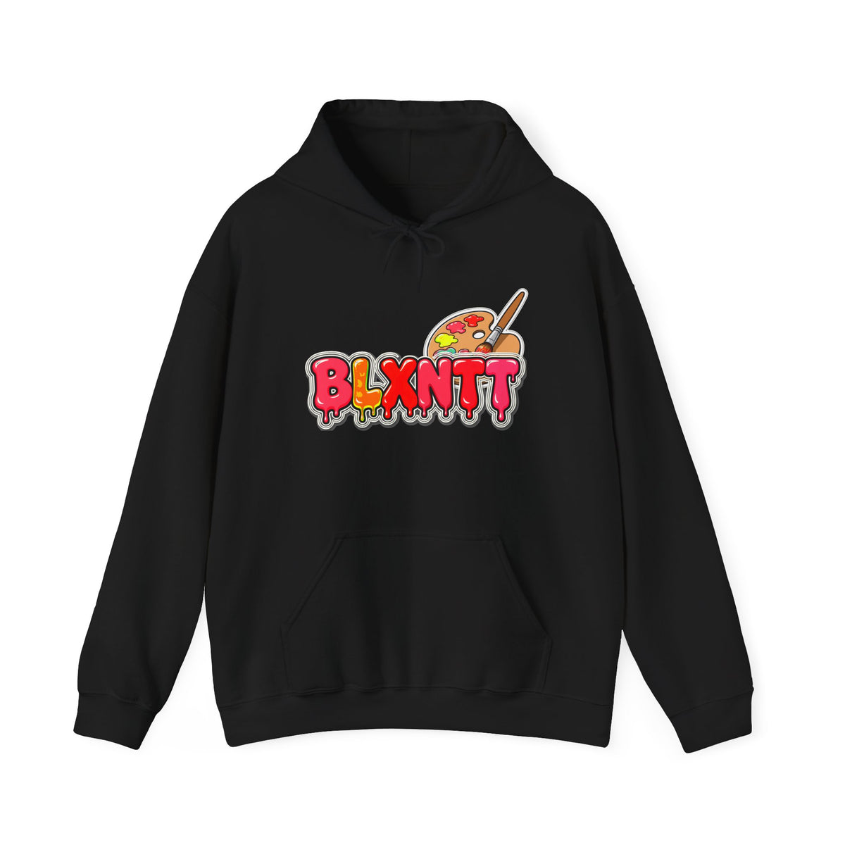 BLXNTT Paint Spill Hoodie - Red (Black)