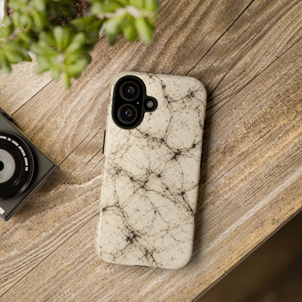 Neon Mycelium - Ink on Paper Phone Case