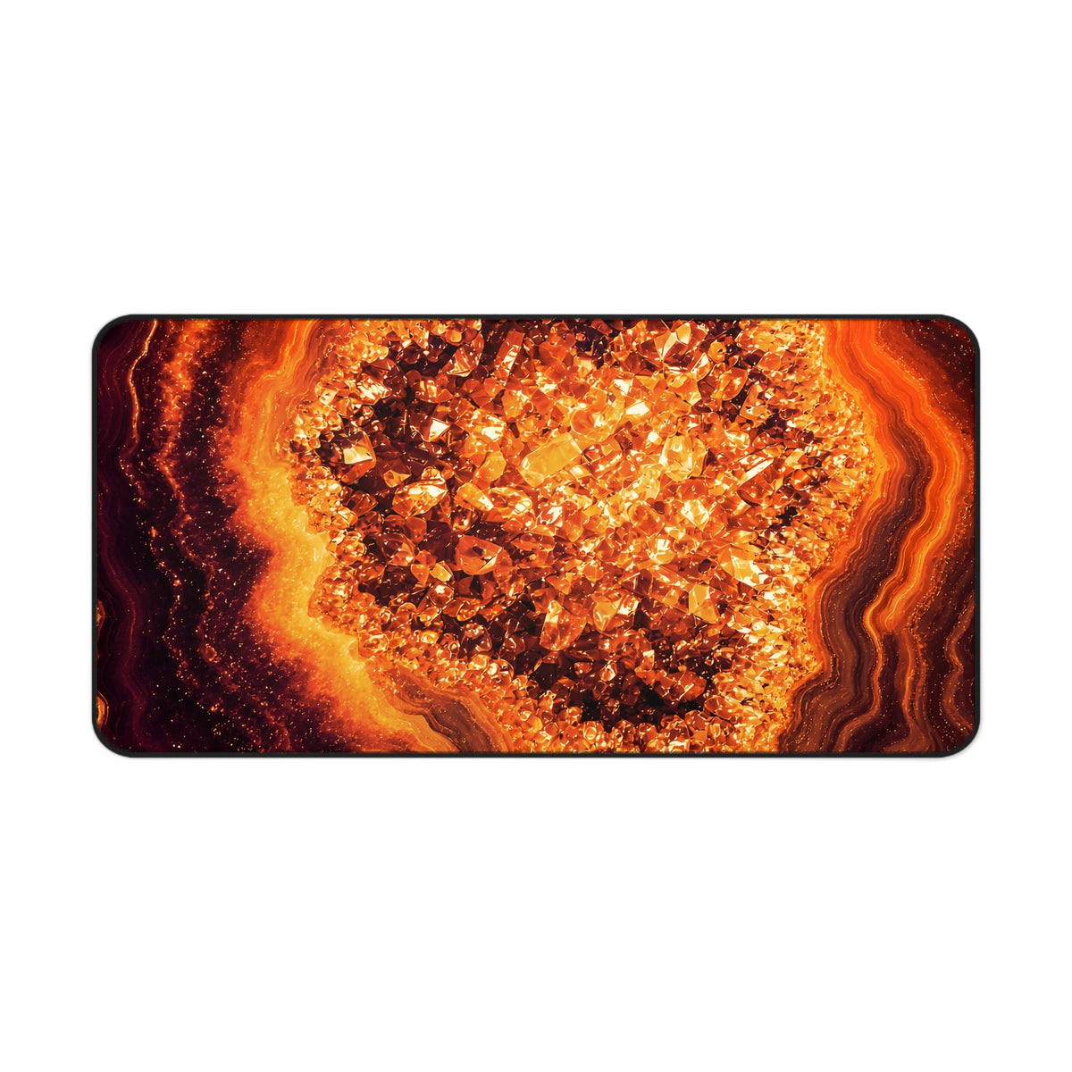 Geode Core - Molten Lava Desk Mat