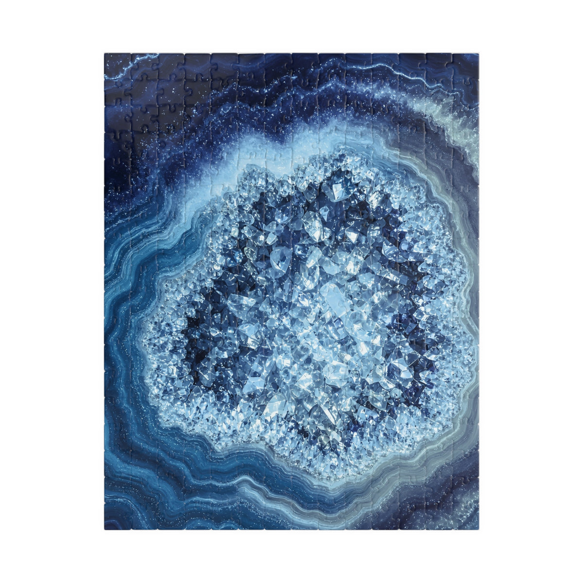 Geode Core - Glacier Jigsaw Puzzle