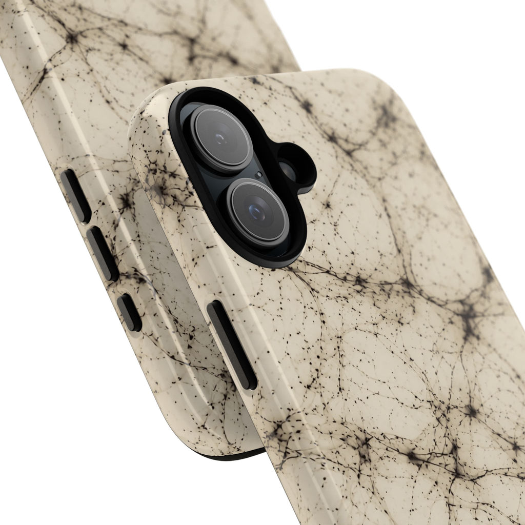 Neon Mycelium - Ink on Paper Phone Case