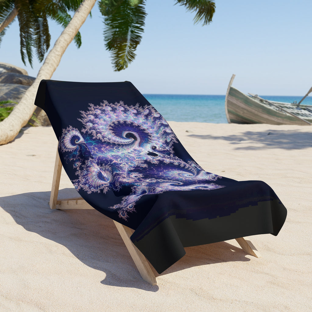 Copper Infinity - Holographic Opal Beach Towel