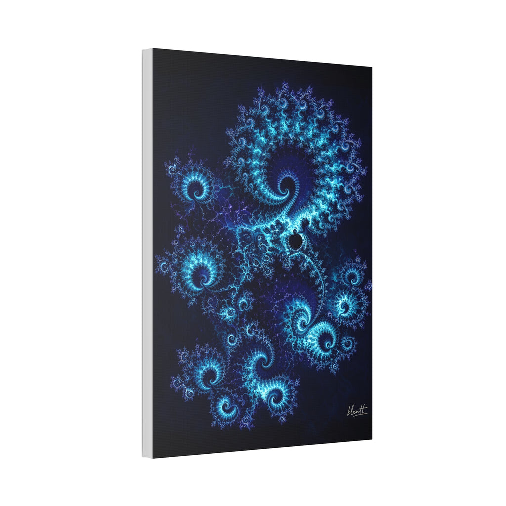 Copper Infinity - Deep Ocean Glossy Canvas