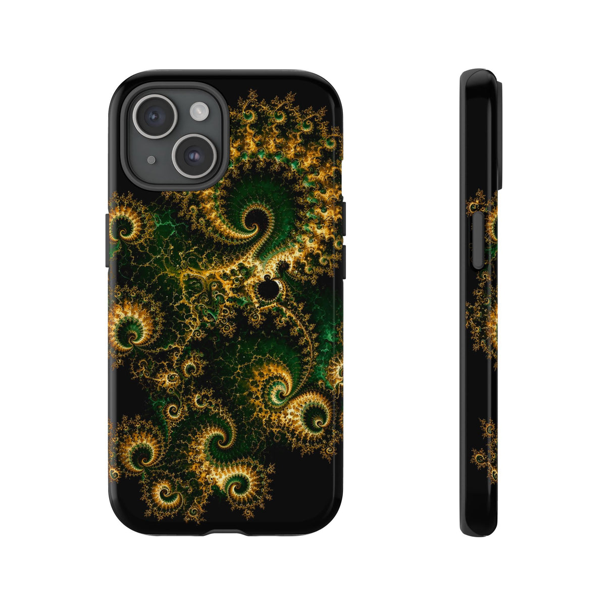 Copper Infinity - Emerald & Gold Phone Case