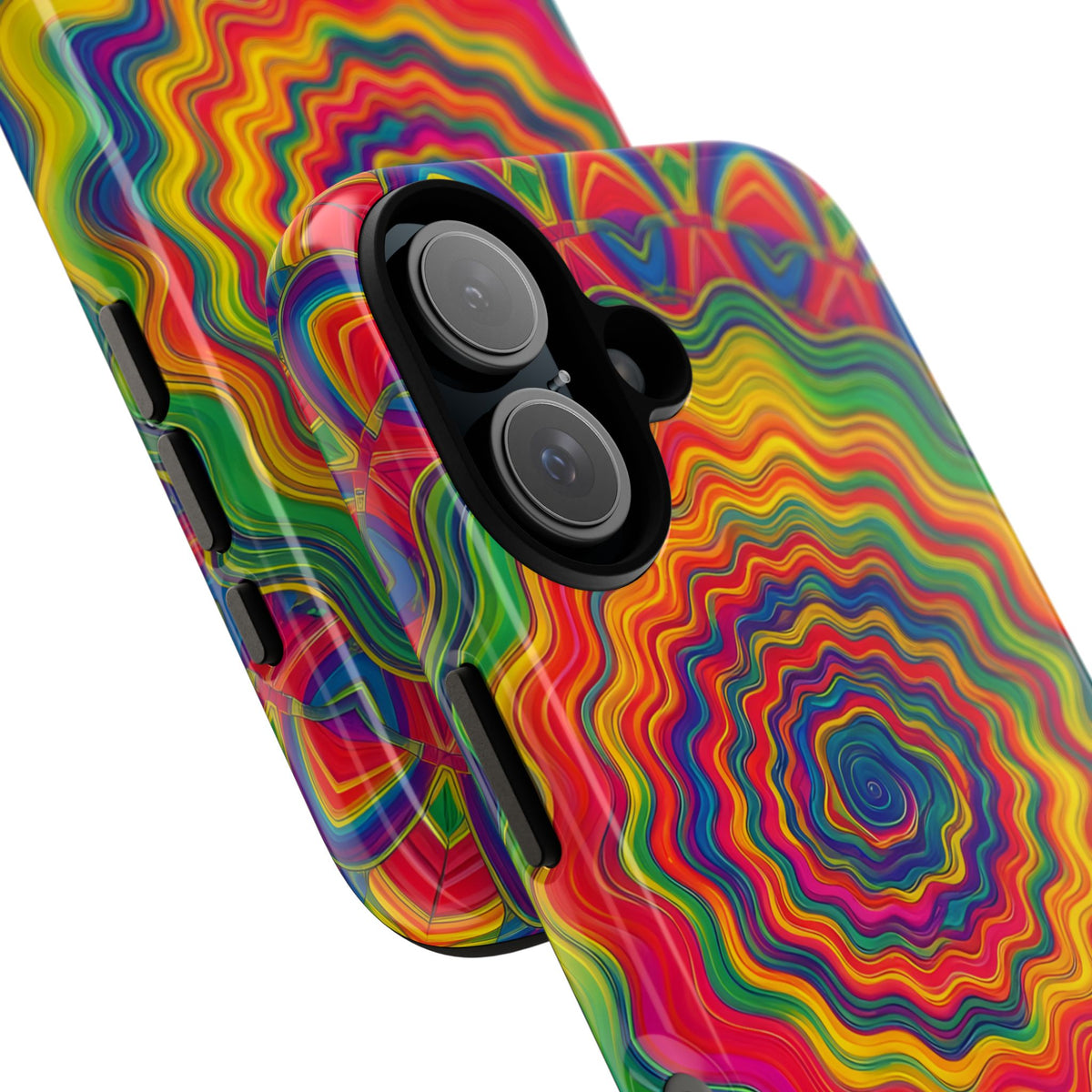 Hypnotic Rainbow Ripple Phone Case