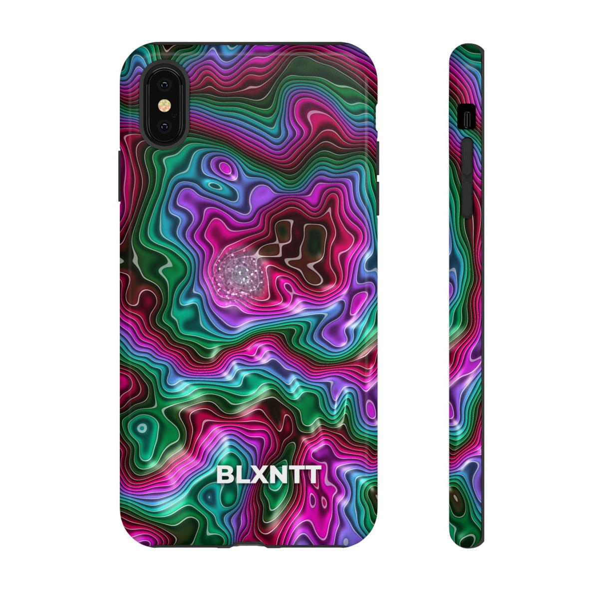Neon Agate Phone Case