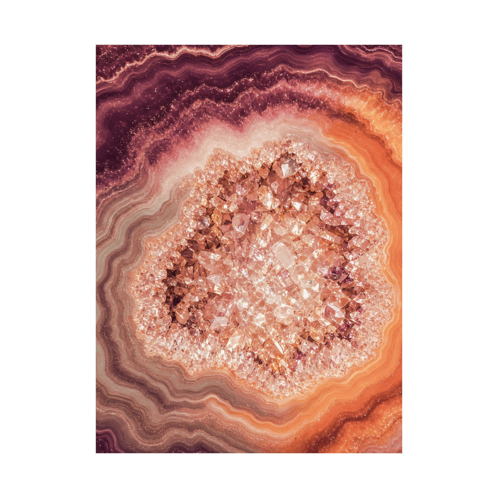 Geode Core - Peach Sorbet Poster